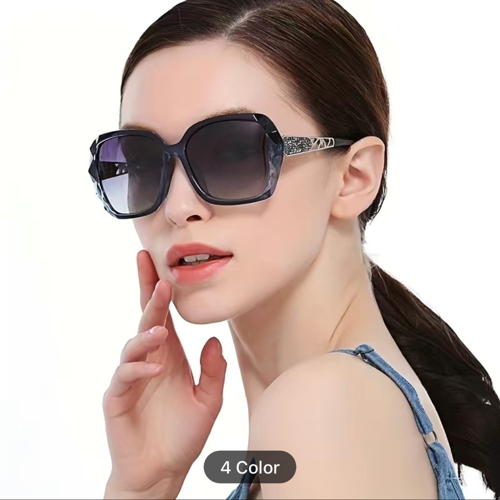 Oversized Cat Eye Fashion Sunglasses For Women - Picture 4 of 7